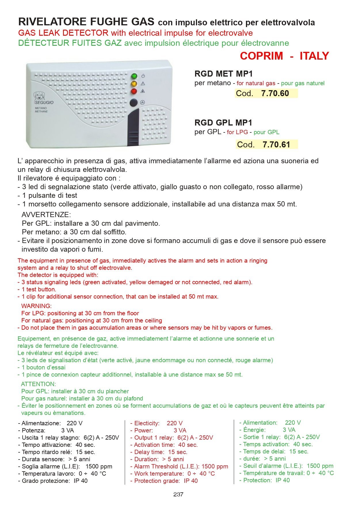 D Tecteurs Fuites De Gaz Vapogaz